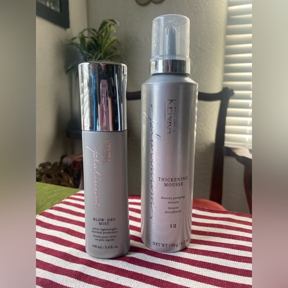 Kenra Set: Thickening Mousse & Blow-Dry Mist, Full Size, BOGO!